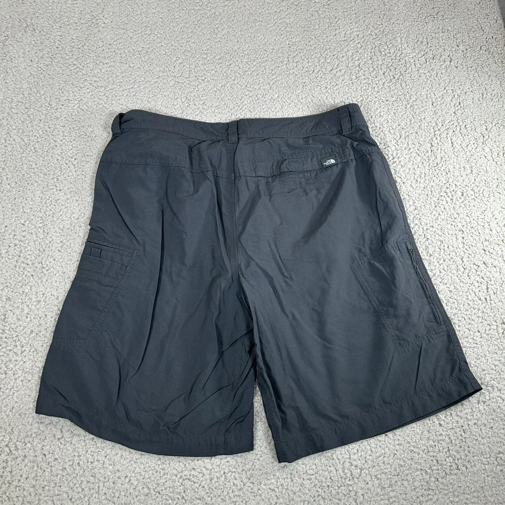 The North Face Mens Size 36 Gray Cargo Shorts Outdoor Hiking Quick Dry‎